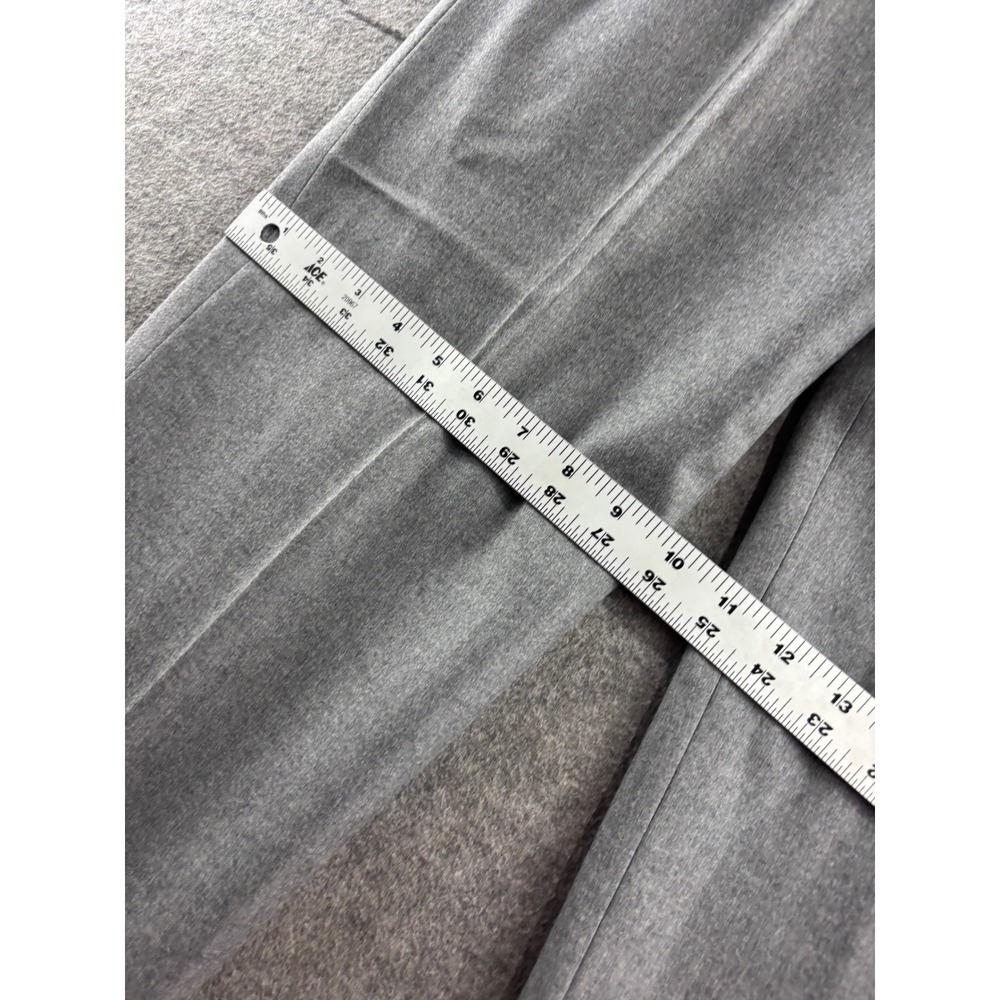 Carlisle Grey Wool Cashmere Wide Leg Dress Pants Womens 8 Lined Capsule Preppy - Picture 7 of 7